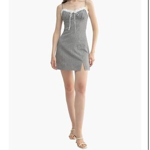 LUSH Gingham A-Line Dress